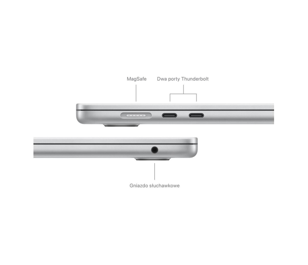 Apple MacBook Air M3/16GB/1TB/Mac OS Srebrny 10R GPU 36msc - 1228268 - zdjęcie 8